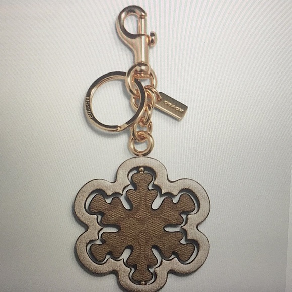 COACH - SPINNING SNOWFLAKE BAG CHARM (NWT) - Picture 9 of 12